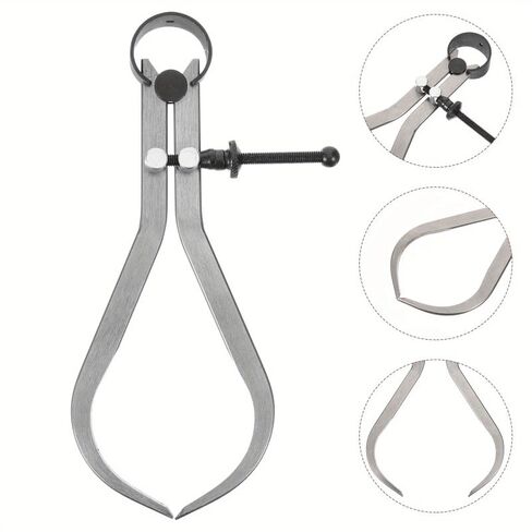 1Pc Outside Caliper Measuring Tool Tools Calipers Wood Turning Kit Inside Silver Woodturning in Kuwait