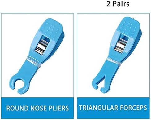 2 Pairs Disposable Body Piercing Clamps, Ear Piercing Forceps, Ear Pierce Clamps in Kuwait