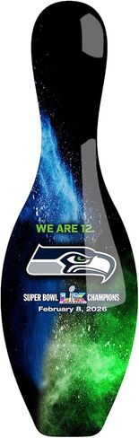 KR Strikeforce Super Bowl LX Champion Seattle Seahawks Bowling Pin | Official Size, Official Weight in Kuwait