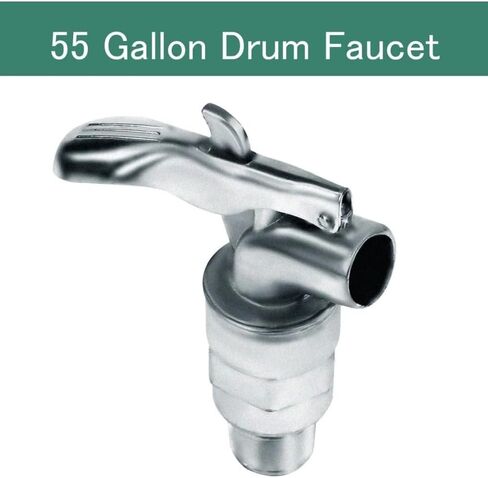 3/4 Inch Self Closing Barrel Faucet for 55 Gallon Drums | Zinc alloy oil drum tap with PTFE gasket for dispensing oil, fuel and non-corrosive liquids in Kuwait