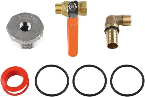 Stainless Steel Replacement Faucet for 200L Oil Drum, Leak-Proof Outlet Tap with Acid Alkali Resistance, 20mm/25mm/32mm Spigot Valve for Water Tonne Bucket Parts(20mm) in Kuwait