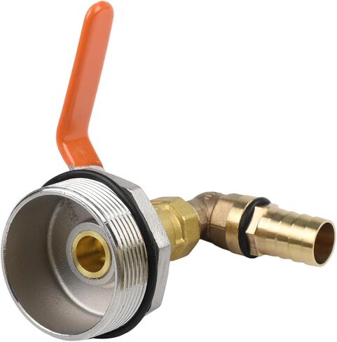 Stainless Steel Replacement Faucet for 200L Oil Drum, Leak-Proof Outlet Tap with Acid Alkali Resistance, 20mm/25mm/32mm Spigot Valve for Water Tonne Bucket Parts(20mm) in Kuwait