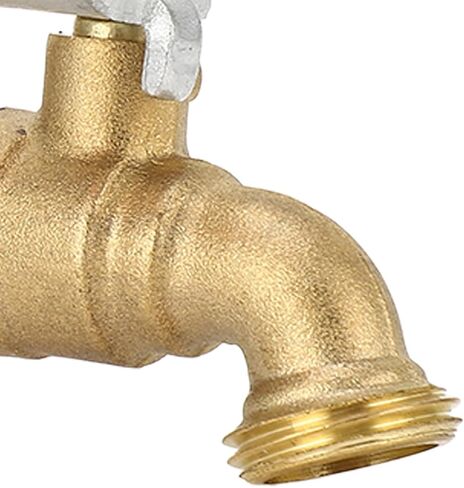 Quarter Turn Brass Rain Drum Spigot Easy Install Faucet for Water Tanks Pools, 1/2 Inch Valve, Durable Material, Wide Application in Kuwait