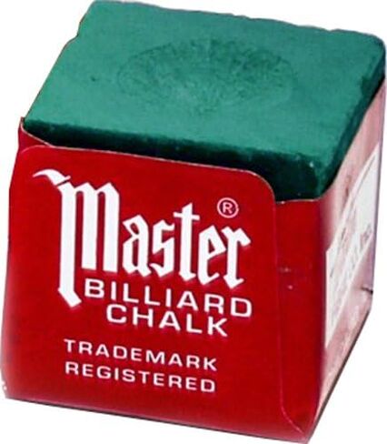 Master Billiard Pool Chalk, Pack of 144 Cubes, Spruce, with Protective Box - Professional Billiards Chalk for Smooth, Even Coating on Cue Tip - Pool Table Accessories Gifts for Men in Kuwait