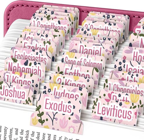 EssexWares – الطيور الطنانة الزرقاء، علامات تبويب الكتاب المقدس الحيوانية للعهد القديم والجديد، 80 علامة تبويب طباعة كبيرة لدراسة الكتاب المقدس، علامات تبويب مؤشر الكتاب المقدس مقاومة للماء ومتينة للنساء والرجال - بعرض 1.7 بوصة in Kuwait