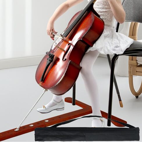 Cello Endpin Anchor Stopper Stand Holder Floor Protector Instrument Accessories for Performance Player- Dark Brown in Kuwait