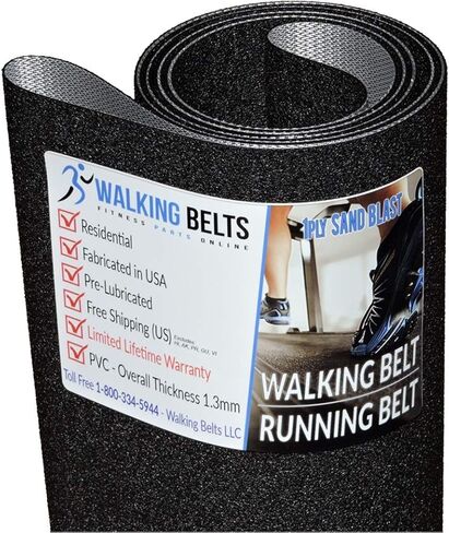 WALKINGBELTS LLC - Horizon T500 S/N: TM307 (2008-2009) Treadmill Running Belt 1ply Sand Blast + Free 1oz Lube in Kuwait