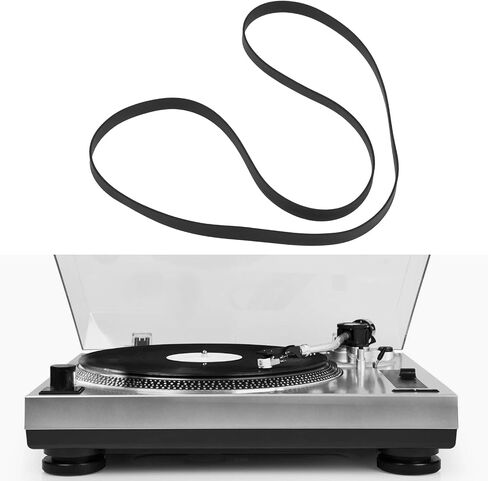 ECSiNG Turntable Drive Belt Replacement Compatible with Crosley CR704 CR704C Record Player 380mm Loop 5mm Width in Kuwait