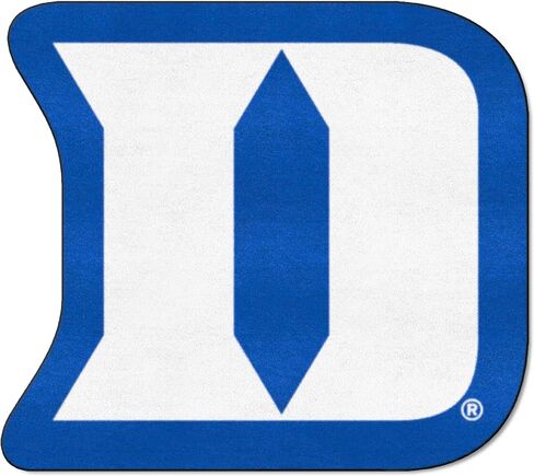 FANMATS 19580 Duke 'D' Mascot Mat, Team Color, 3' x 4' in Kuwait