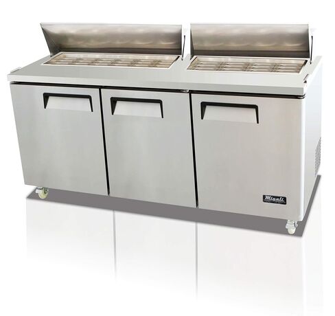 ميجالي C-SP72-30BT-HC 72 بوصة - 30 مقلاة، طاولة إعداد ساندويتش كبيرة الحجم in Kuwait