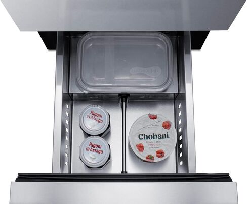Summit 15" Two Drawer Refrigerator, 1.7 cu.ft.Capacity, ADA Compliant, 18" Shallow Depth, Stainless Steel, Panel Ready Capable*- ASDR1524 (*Panels not included) in Saudi Arabia