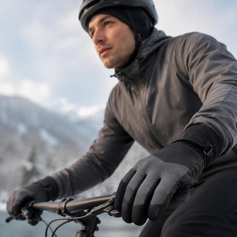 Men's Winter Outdoor Skiing Gloves Warm Thickened Touchscreen Compatible Function in Kuwait