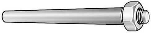 U51562.492.0300 Taper Pin Threaded 18-8 Ss No 8 X 3 in Kuwait