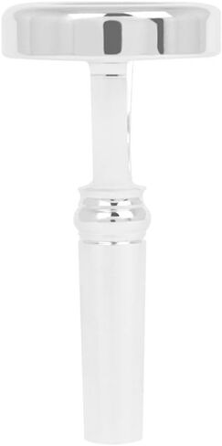 Silver Brass Tuba Mouthpiece Replacement with Integrated Molding and Good Air Tightness, Musical Instrument Accessory for Tuba Players in Kuwait