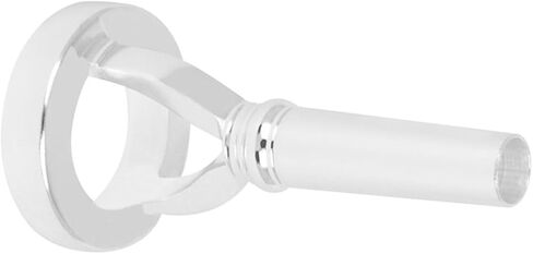 Silver Plated Tuba Mouthpiece and Integrated Molding Brass Instrument Accessory with Strong Sound Penetration for Musical Performance in Kuwait