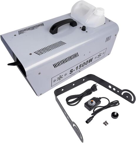 1500W Snow Machine for Party and Christmas, Snowflake Maker with 5L Tank & Wired Remote Control, Indoor Outdoor Snow Effect Machine for Wedding, DJ, Stage, Event Decoration in Kuwait