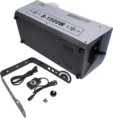 1500W Snow Machine for Party and Christmas, Snowflake Maker with 5L Tank & Wired Remote Control, Indoor Outdoor Snow Effect Machine for Wedding, DJ, Stage, Event Decoration in Kuwait