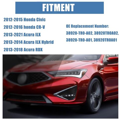 مستشعر تيار البطارية 38920-TR0-A01 متوافق مع 2012-2015 Honda Civic، 2012-2016 Honda CR-V، 2013-2021 Acura ILX، 2013-2018 Acura RDX مستشعر درجة حرارة جهد البطارية يستبدل # 38920-TR0-A02 in Kuwait