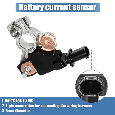 مستشعر تيار البطارية 38920-TR0-A01 متوافق مع 2012-2015 Honda Civic، 2012-2016 Honda CR-V، 2013-2021 Acura ILX، 2013-2018 Acura RDX مستشعر درجة حرارة جهد البطارية يستبدل # 38920-TR0-A02 in Kuwait