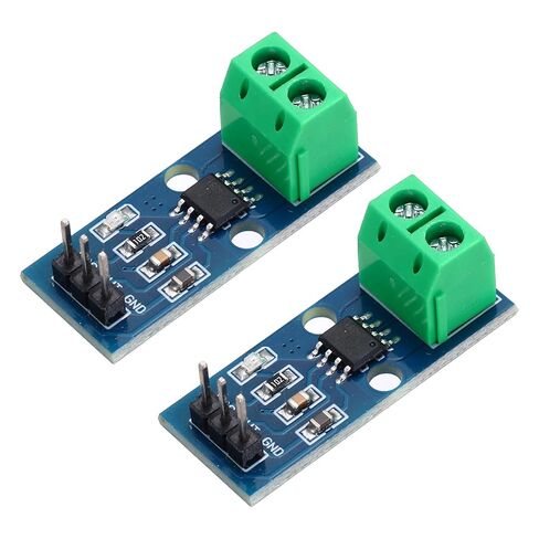 MECCANIXITY 2 قطعة ACS712 وحدة الاستشعار الحالية 5A المدى قاعة تأثير الاستشعار الحالي قياس التيار المتناوب/تيار مستمر للكشف عن التيار in Kuwait