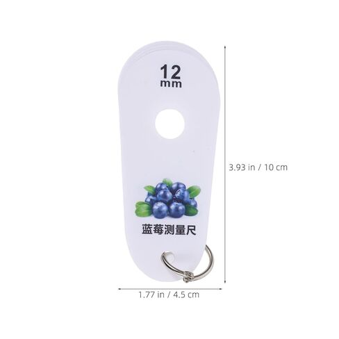 Ciieeo Blueberry Diameter Caliper and Berry Size Gauge 12-22mm Fruit Measuring Ruler for Precise Fresh Fruit Grading Tool in Kuwait
