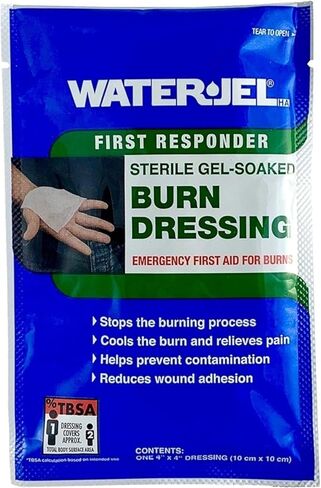 Water Jel Burn Dressing, Sterile, 4" x 4" in Kuwait