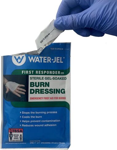 Water Jel Burn Dressing, Sterile, 4" x 4" in Kuwait
