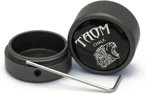 MUCHIN Magnetic Chalk Holder（TAOM Compatible） - Professional Aluminum Pool Chalk Case for Round Chalk (TAOM V10/Pyro/2.0) | Portable Billiard Snooker Accessories | (Chalk Not Included) in Saudi Arabia
