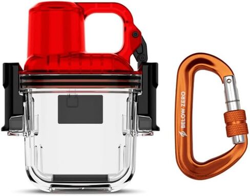 حقيبة غوص Garmin inReach Mini 3 لاتصالات الأقمار الصناعية مع حلقة تسلق شديدة التحمل بقوة 12 كيلو نيوتن مع حزمة مشبك قفل (قطعتان) in Kuwait