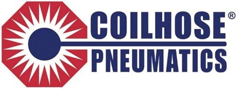 Coilhose Pneumatics PR12-30B-B Flexcoil.467" x 30', 1/2" NPT تركيبات دوارة قابلة لإعادة الاستخدام، أزرق in Kuwait