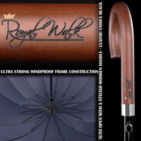 Royal Walk Large Umbrella + Vented Windproof Folding Umbrella in Kuwait