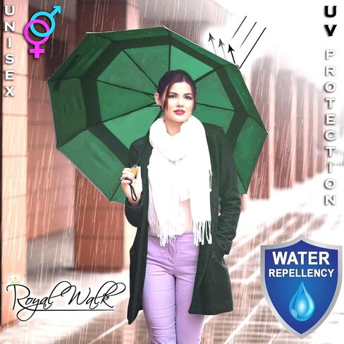 Royal Walk Large Umbrella + Vented Windproof Folding Umbrella in Kuwait