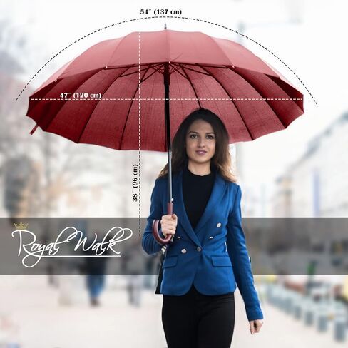 Royal Walk Large Umbrella + Vented Windproof Travel Folding Umbrella in Kuwait
