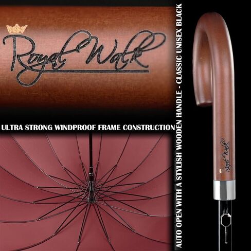 Royal Walk Large Umbrella + Vented Windproof Travel Folding Umbrella in Kuwait