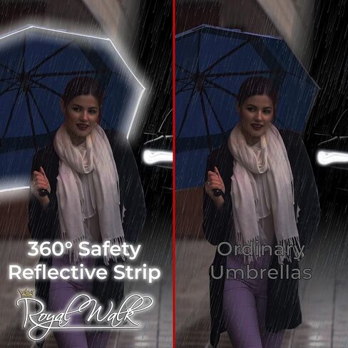 Royal Walk Large Umbrella + Vented Windproof Travel Folding Umbrella in Kuwait