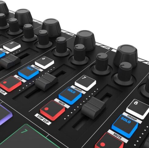 Reloop Keypad Pro Compact USB-MIDI 4-In-1 DAW Workstation Controller Bundle with Auray FP-P1L Universal Piano-Style Sustain Pedal in Kuwait