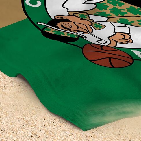 Northwest NBA Boston Celtics Oversized Microfiber Beach Towel, 40 x 72 Inches – Quick Dry, Sand Resistant, Lightweight, Highly Absorbent, Riser Design in Kuwait