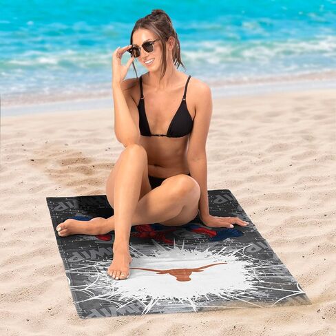 Northwest NCAA Disney Microfiber Beach Towel, Lightweight Quick Dry Absorbent Bath Pool Swim Travel Gear, 30 x 60 Inches in Kuwait