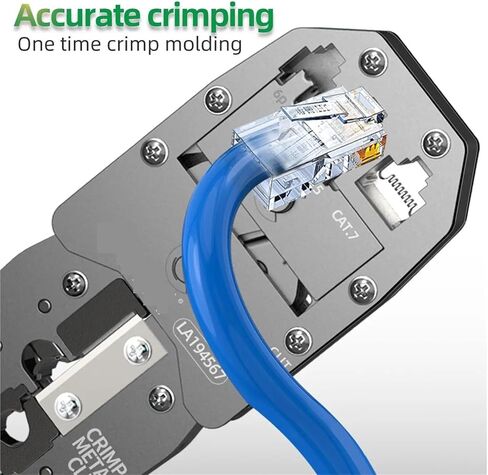 5/6/7 Category Network Crimping Pliers Pressure Crystal Head Multifunction Telephone Broadband Cable Connector Pliers in Kuwait