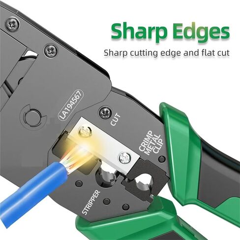 5/6/7 Category Network Crimping Pliers Pressure Crystal Head Multifunction Telephone Broadband Cable Connector Pliers in Kuwait