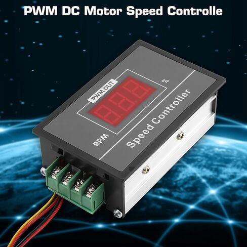 وحدة تحكم في سرعة محرك DC، وحدة تحكم في سرعة PMW 6-60 فولت، متغير ستبليس قابل للتعديل، مفتاح إيقاف التشغيل اللحظي، 12 فولت 24 فولت 36 فولت 48 فولت 30 أمبير للمحرك in Kuwait