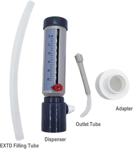 Liquid Sleeve Type Adjustable Adder, 0-25ml Lab Bottle Top Dispenser with 500ml/1000ml Plastic Bottle, Precision-Engineered & Adjustable Dosage for Quantitative Droplet Measurement in Kuwait