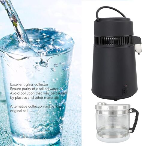 Yctze 4L Distilled Water Container for Home Beauty Salons and Countertop Distiller Users,Compatible with Most Countertop Stills,Preserves Water Puritystainless,Easy Replacement in Kuwait