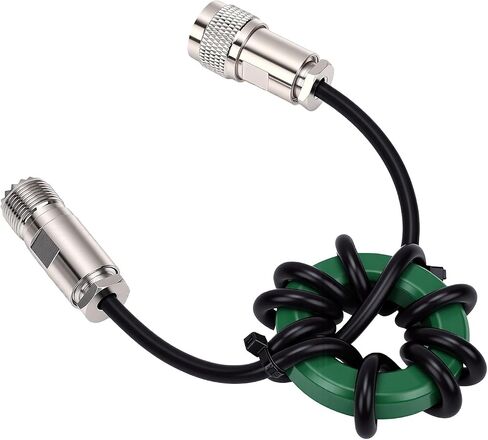 Eujgoov HF Shortwave Choke 1.8 إلى 50MHz Balun مضاد للتدخل عالي الطاقة FT8 مخصص الزنك الفريت الأساسية 50 مم الوضع المشترك خنق لراديو هام in Kuwait