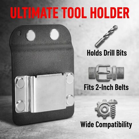 Drill Holder for Tool Belt Drill Catcher Up to 2" Belts Fits dewalt and MILWAUKEE Cordless Drills Impact Drivers and Nailers in Kuwait