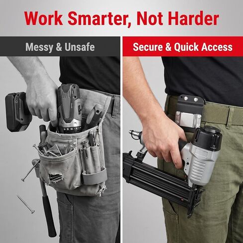 Drill Holder for Tool Belt Drill Catcher Up to 2" Belts Fits dewalt and MILWAUKEE Cordless Drills Impact Drivers and Nailers in Kuwait