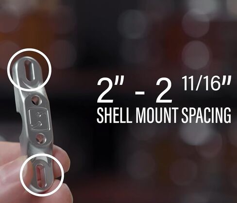 Bead King Snare Throw Off Adapter | For Beaded Snares | 7/8" Hole Spacing — Fits Trick, DW, Sonique & More in Kuwait
