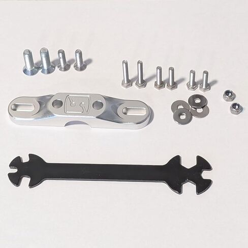 Bead King Snare Throw Off Adapter | For Beaded Snares | 7/8" Hole Spacing — Fits Trick, DW, Sonique & More in Kuwait