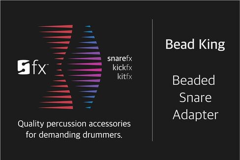 Bead King Snare Throw Off Adapter | For Beaded Snares | 7/8" Hole Spacing — Fits Trick, DW, Sonique & More in Kuwait