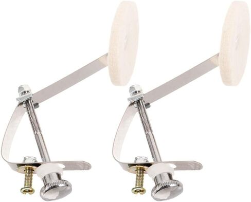2Pcs Snare Drum Dampener Pads Drum Muffler Silence Pads Adjustable Damper Accessories for Snare and Jazz Drums 4.92X2.36X1.96In in Kuwait
